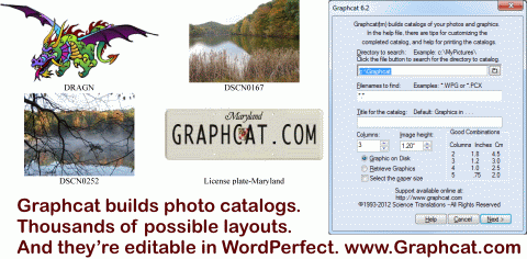 Graphcat - Graphcat Photo Cataloger for WordPerfect
